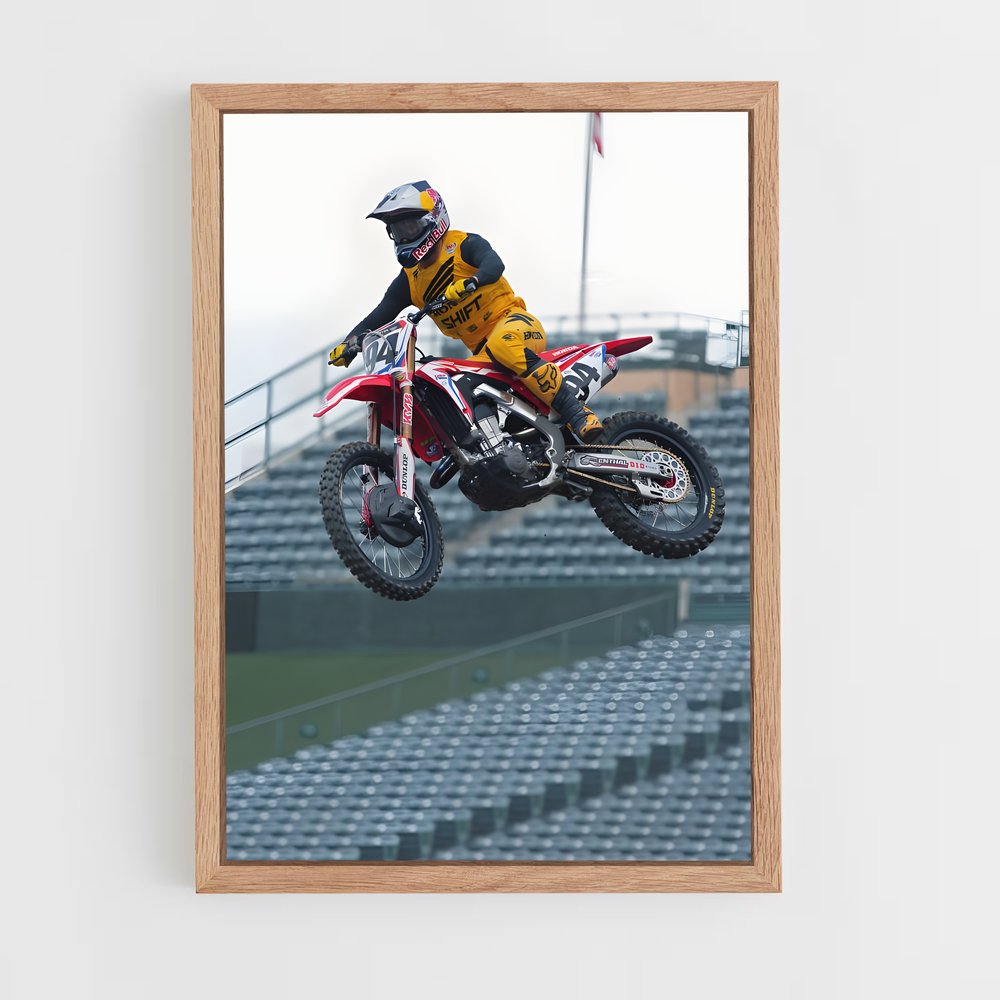 Poster Trickster en Moto – affiche Motocross freestyle (vue 4)